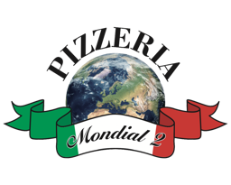Pizzeria Mondial II logo.